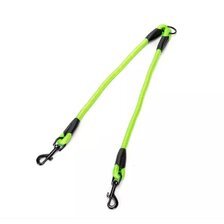 Nobleza rozdvojka na vodítko pre dvoch psov 1,4 cm x 40 cm zelená